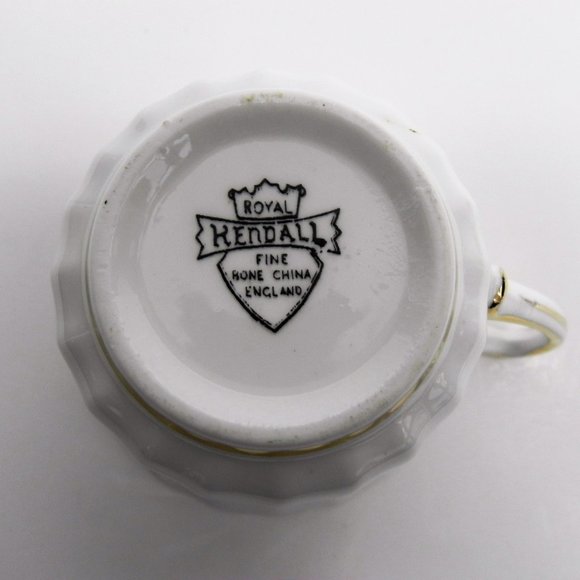 Collectable Vintage Royal Kendall Teacup & Saucer Lavender Rose Buds Design - Picture 8 of 9